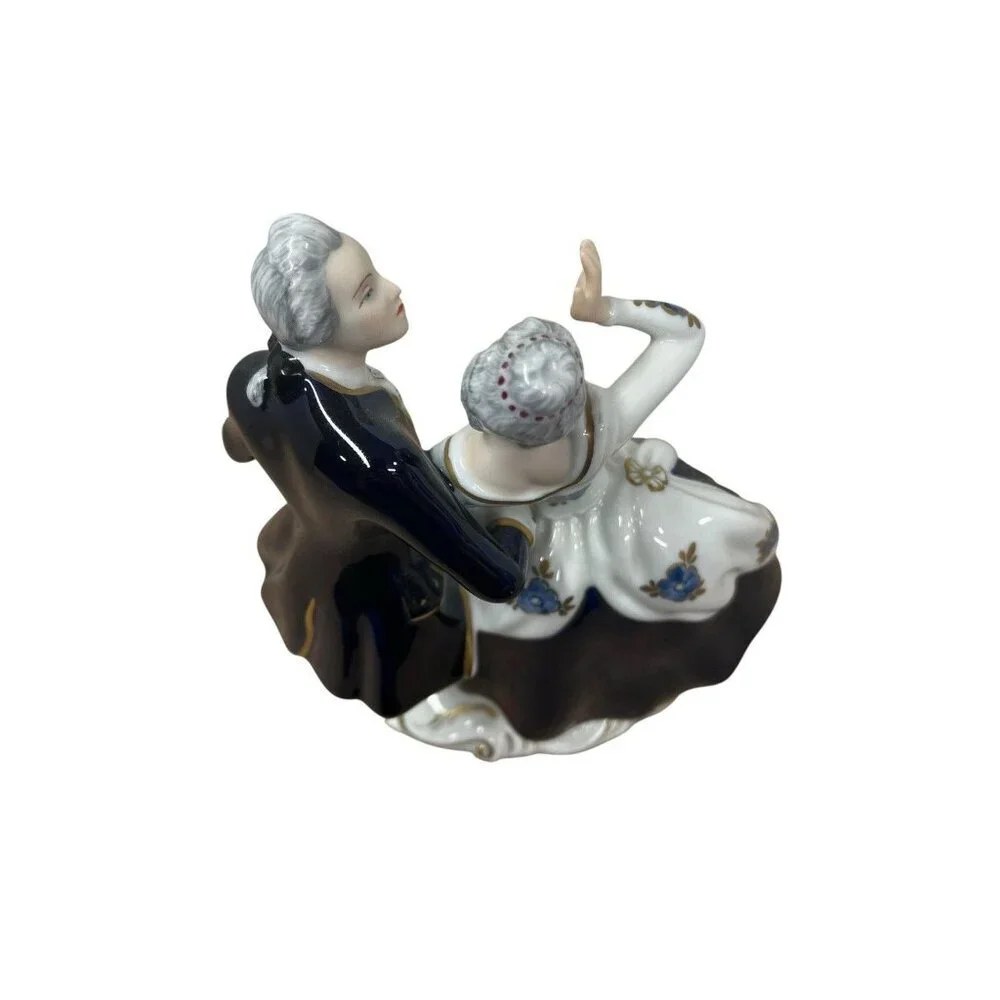 Vintage Royal Dux Bohemia Porcelain Dancing Figurine Czech Republic # 137 25
